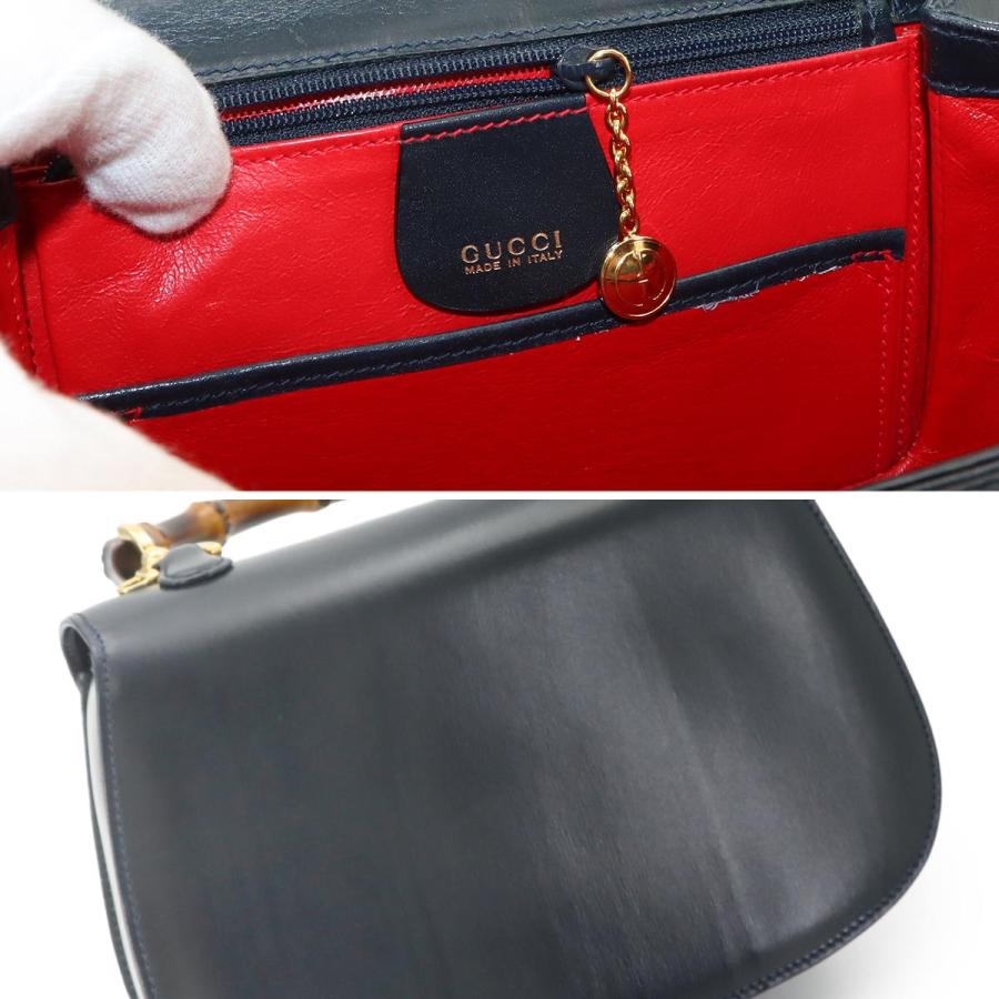 GUCCI（グッチ） 新品同様 バンブー 2way ハンド ショルダー バッグ