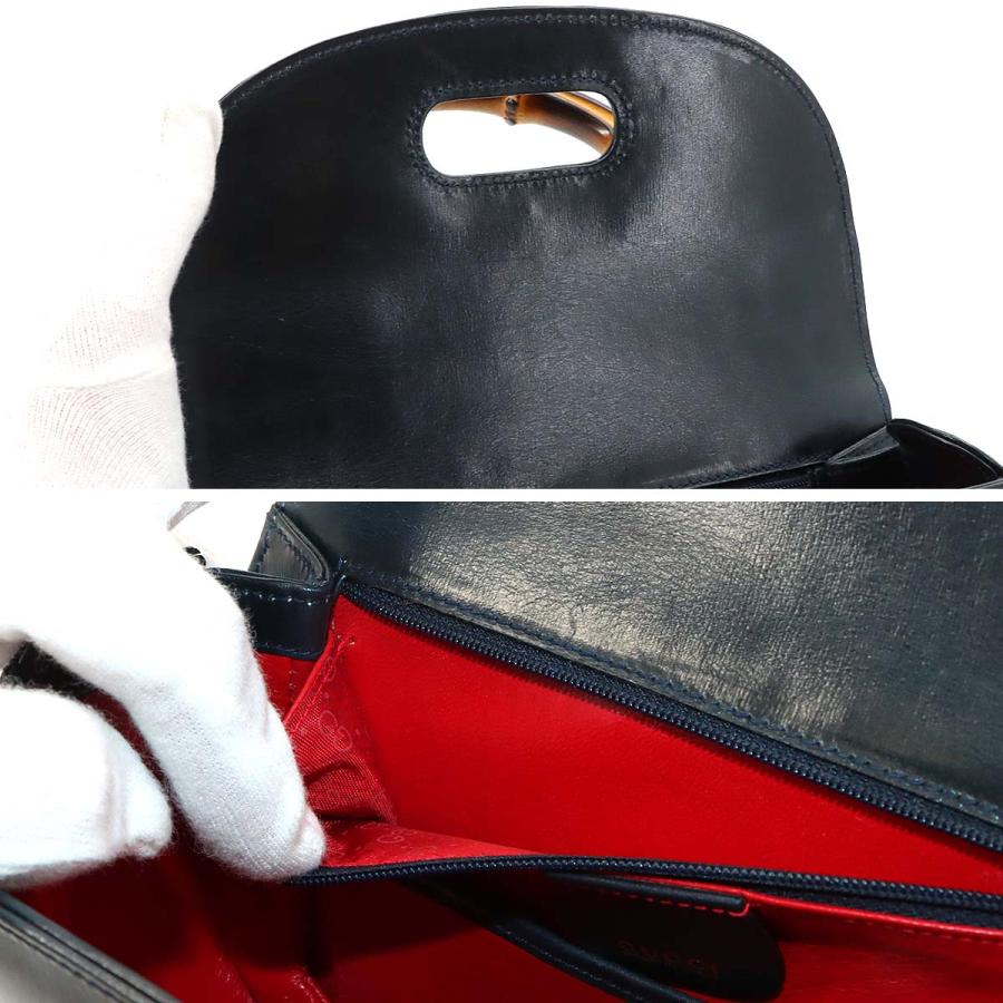 GUCCI（グッチ） 新品同様 バンブー 2way ハンド ショルダー バッグ