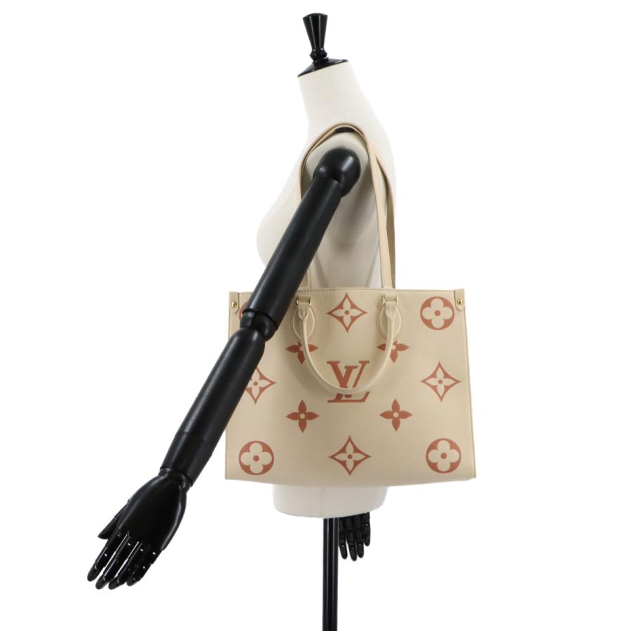 LOUIS VUITTONオンザゴーMM アンプラント トゥルトレール×クレーム LOUIS VUITTON（ルイ・ヴィトン） 新品同様 ルイ ヴィトン バイカラー