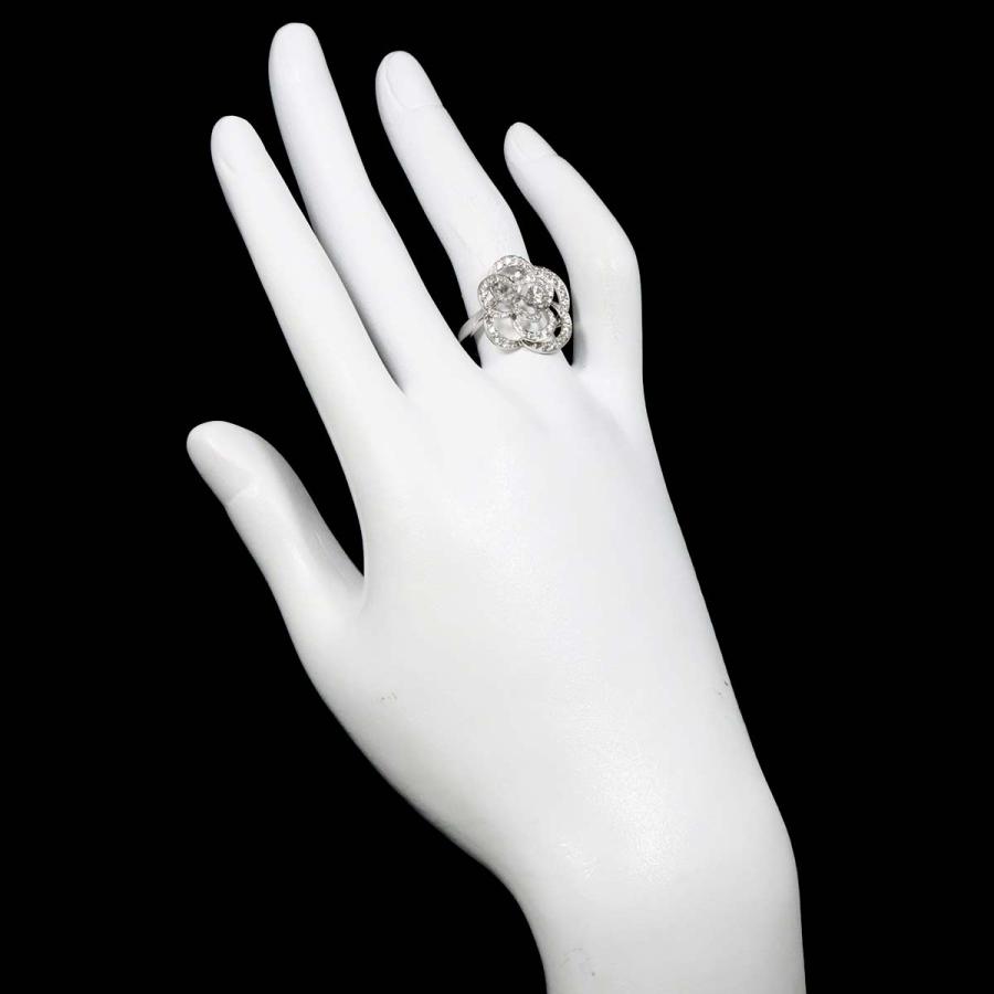 CHANEL（シャネル） カメリア #55 リング ダイヤ K18 WG ホワイト