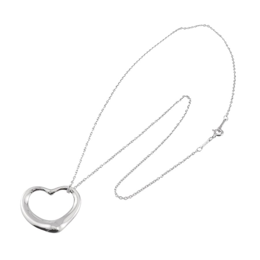 TIFFANY&Co.（ティファニー） オープンハート ネックレス 幅27mm 45cm