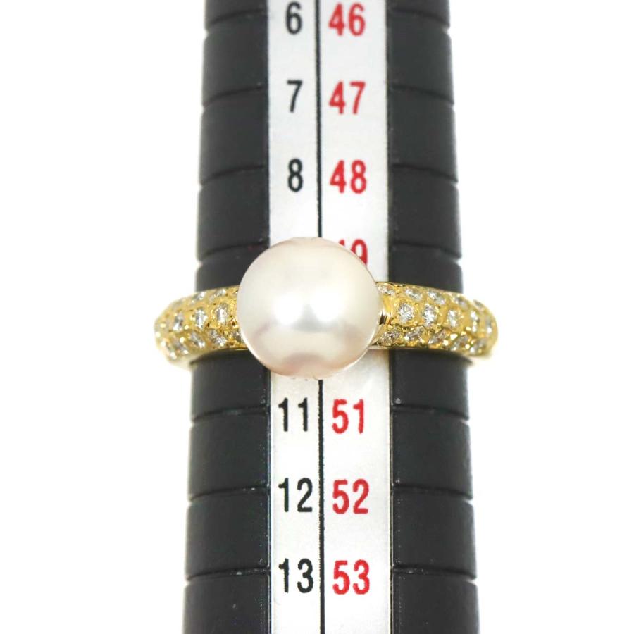 MIKIMOTO（ミキモト） MIKIMOTO 9号 リング アコヤ真珠 8.0mm ダイヤ 