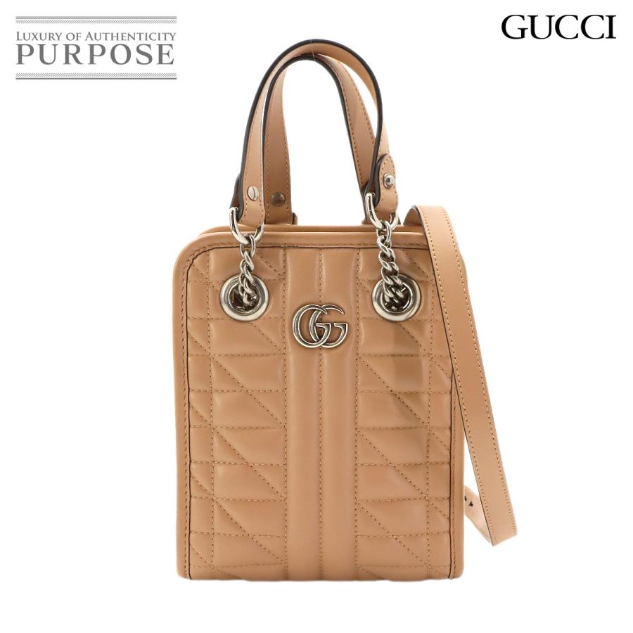 GUCCI（グッチ） 新品同様 GUCCI GGマーモント キルティング ミニ 2way