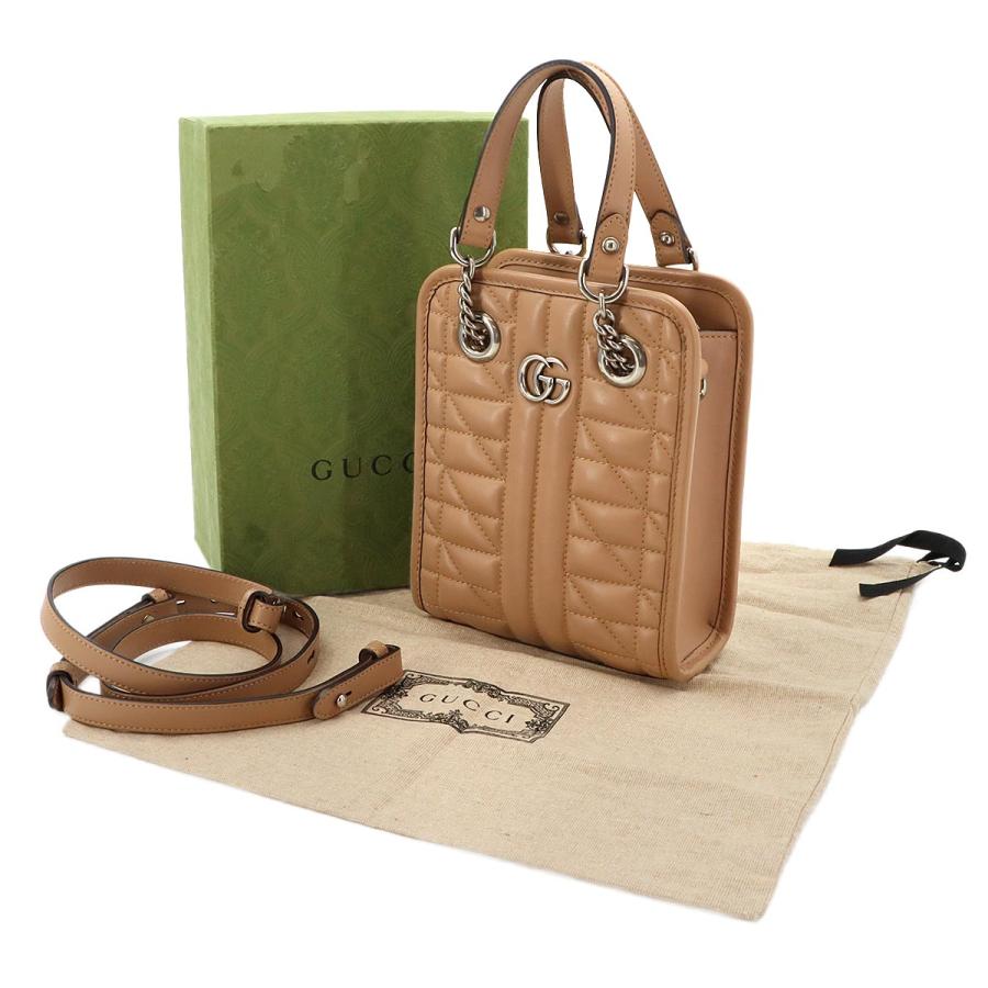 GUCCI（グッチ） 新品同様 GUCCI GGマーモント キルティング ミニ 2way