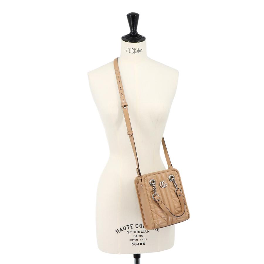 GUCCI（グッチ） 新品同様 GUCCI GGマーモント キルティング ミニ 2way