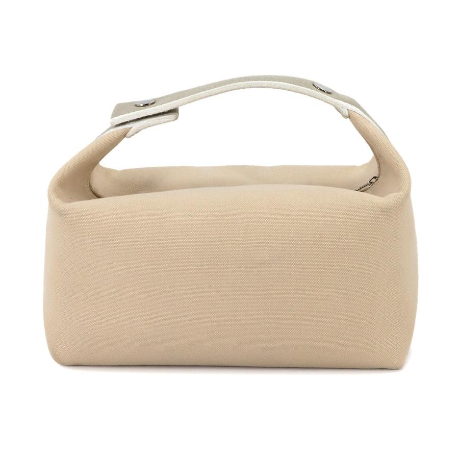 新品同様 エルメス HERMES ブリッド ア ブラック GM ハンド バッグ トワルアッシュ ナチュラル シルバー 金具 ポーチ 90320954_1