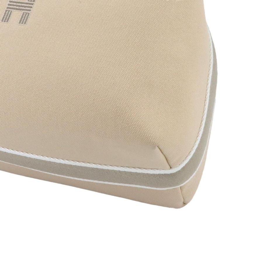 新品同様 エルメス HERMES ブリッド ア ブラック GM ハンド バッグ トワルアッシュ ナチュラル シルバー 金具 ポーチ 90320954_8