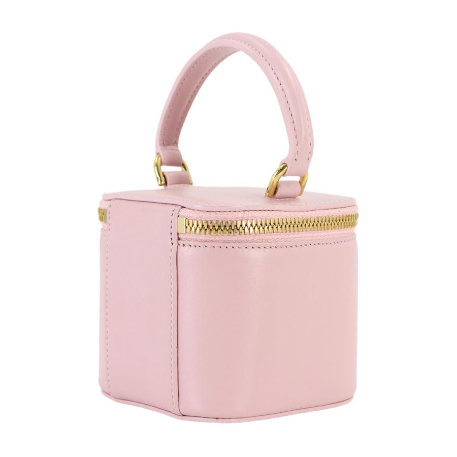 未使用 展示品 セリーヌ CELINE トリオンフ ミニ バニティ ケース 2way ハンド ショルダー バッグ レザー ライトピンク 10J763DR8 90320960_3