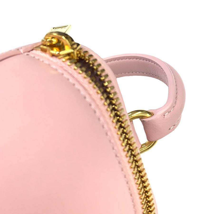 未使用 展示品 セリーヌ CELINE トリオンフ ミニ バニティ ケース 2way ハンド ショルダー バッグ レザー ライトピンク 10J763DR8 90320960_7