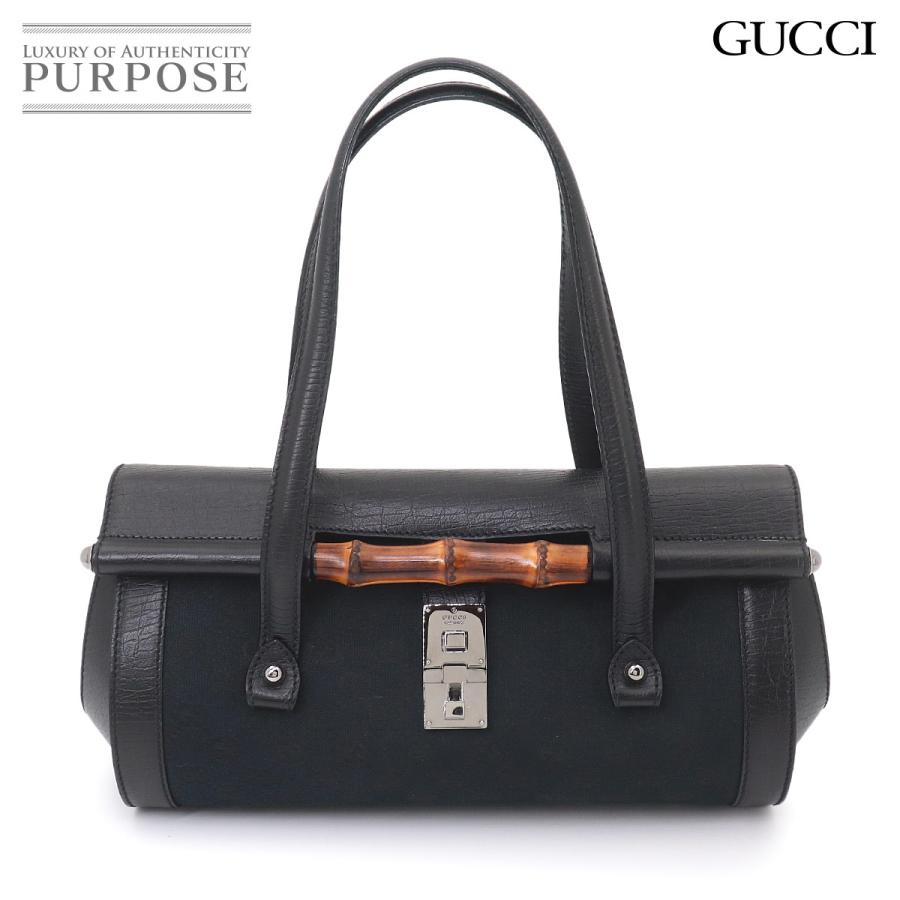 【GUCCI】バンブーハンドル GGキャンバス トートバッグ ハンドバッグ GUCCI（グッチ） 美品 バンブー ハンド バッグ GGキャンバス レザー