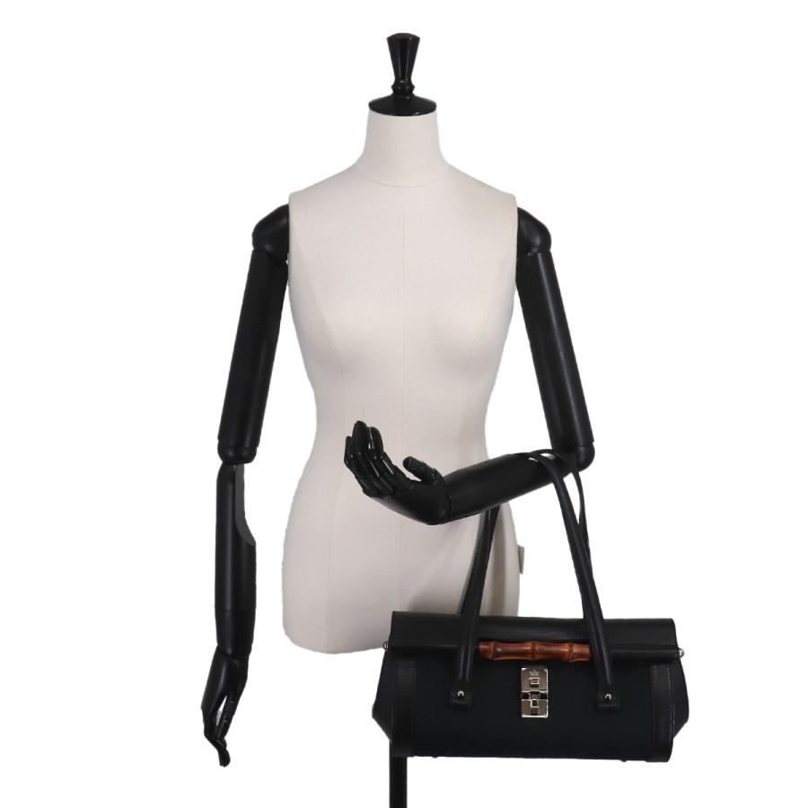 GUCCI（グッチ） 美品 バンブー ハンド バッグ GGキャンバス レザー