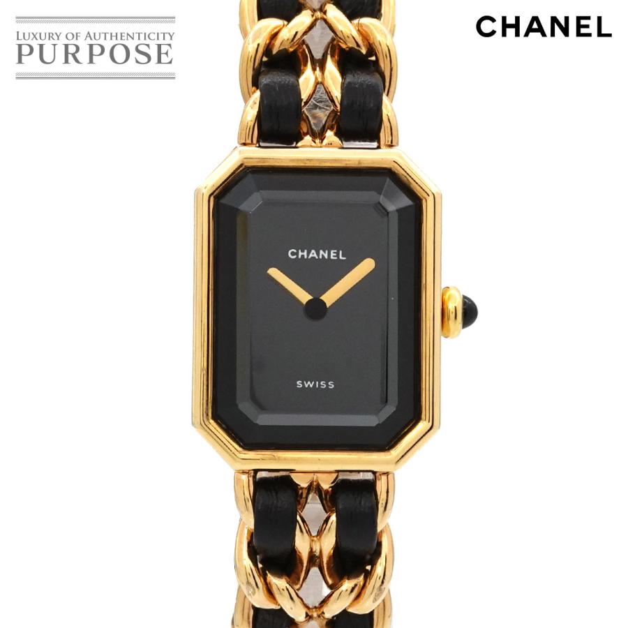 CHANEL プルミエール L ゴールド ブラック ヴィンテージ 正規品 CHANEL（シャネル） プルミエール Lサイズ H0001 ヴィンテージ