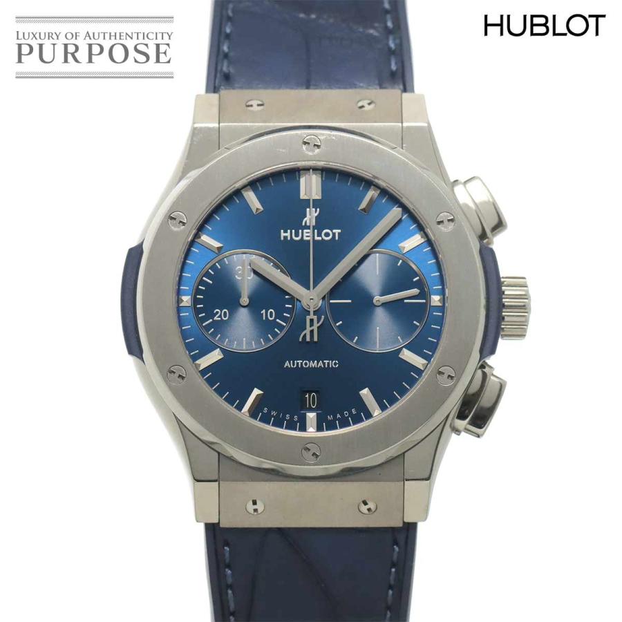 ウブロ HUBLOT クラシックフュージョン クロノグラフ チタニウム 521 NX 7170 LR メンズ 腕時計 デイト 自動巻き Classic fusion 90321464 HUBLOT（ウブロ） クラシックフュージョン クロノグラフ チタニウム