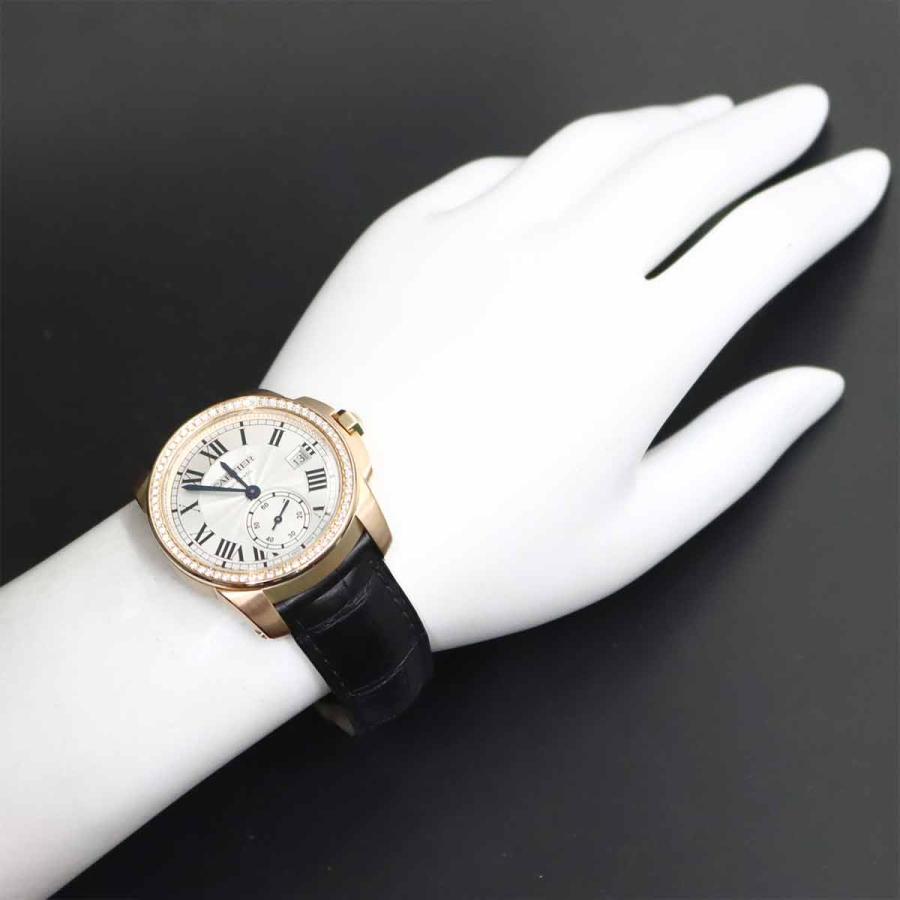 Cartier（カルティエ） カリブル ドゥ WF100013 ベゼル ダイヤ 腕時計