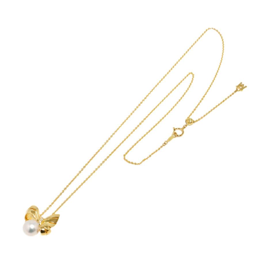 MIKIMOTO（ミキモト） ジュ ドゥ リュバン アコヤ真珠 8.0mm ダイヤ