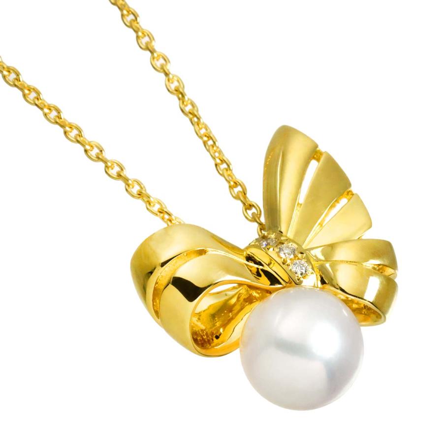 MIKIMOTO（ミキモト） ジュ ドゥ リュバン アコヤ真珠 8.0mm ダイヤ