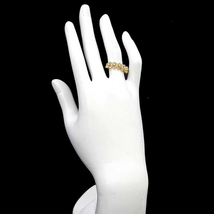 POLA（ポーラ） POLA 13号 リング ダイヤ 0.15ct K18 YG イエロー 