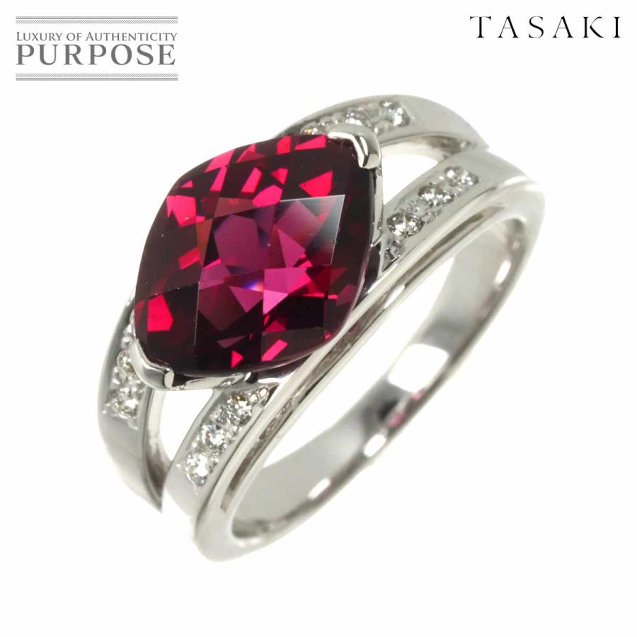 TASAKI（タサキ） TASAKI 12号 リング ガーネット 4.33ct ダイヤ 0.11