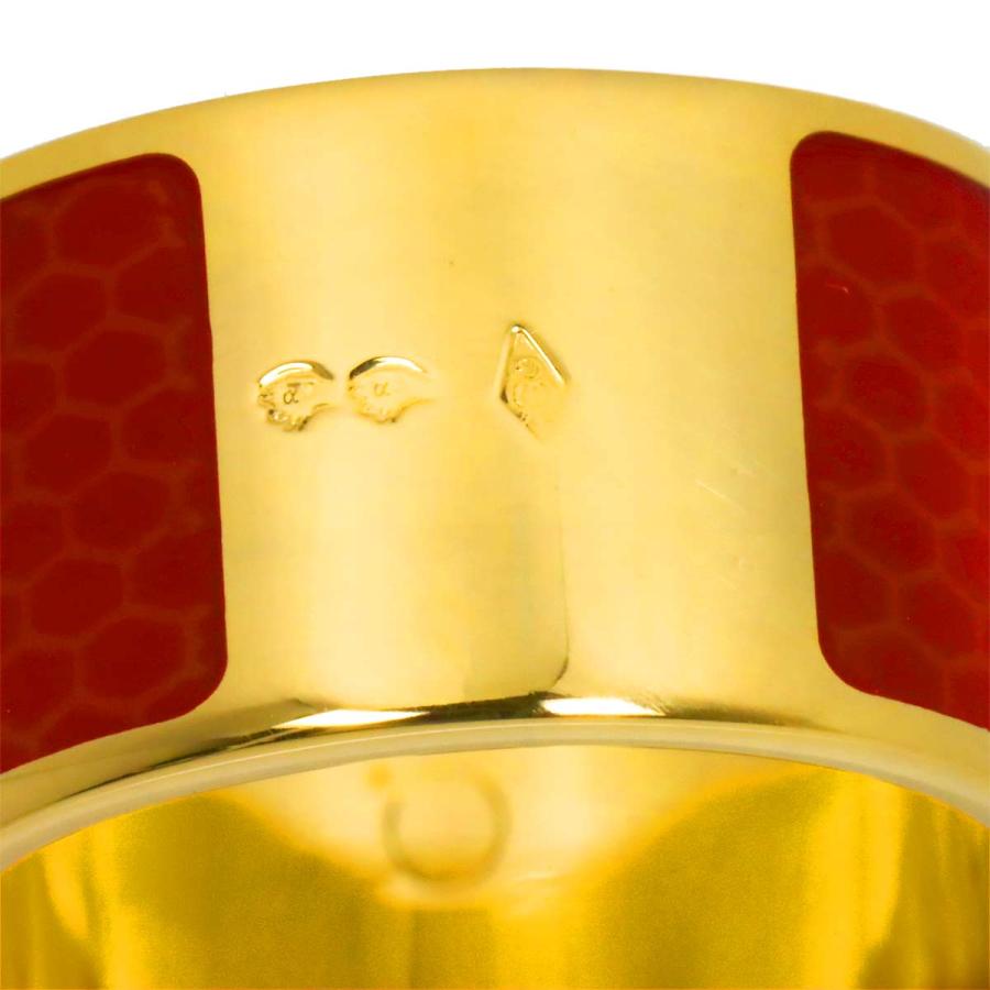 HERMES（エルメス） コリエドシアン スタッズ #52 リング エナメル K18