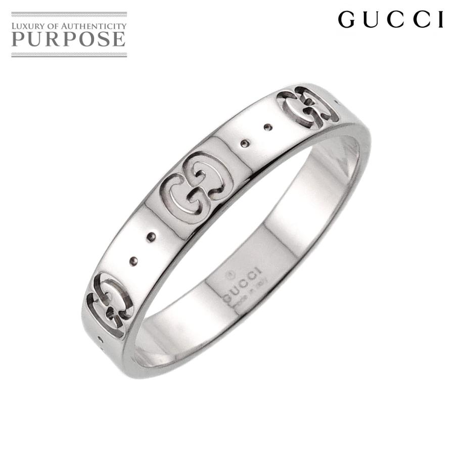 GUCCI（グッチ） アイコン #21 リング K18 WG ホワイトゴールド 750