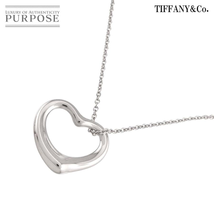 TIFFANY&Co.（ティファニー） オープンハート ネックレス 幅22mm 40cm 