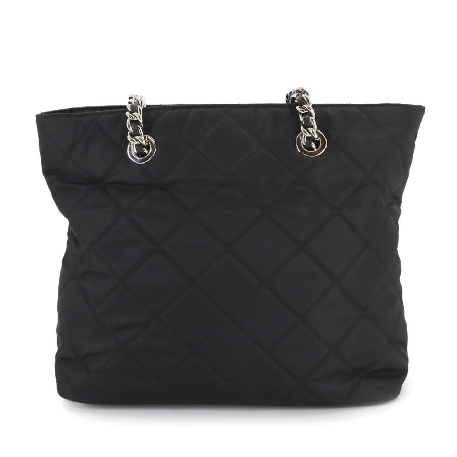 PRADA（プラダ） 新品同様 キルティング チェーン トート バッグ