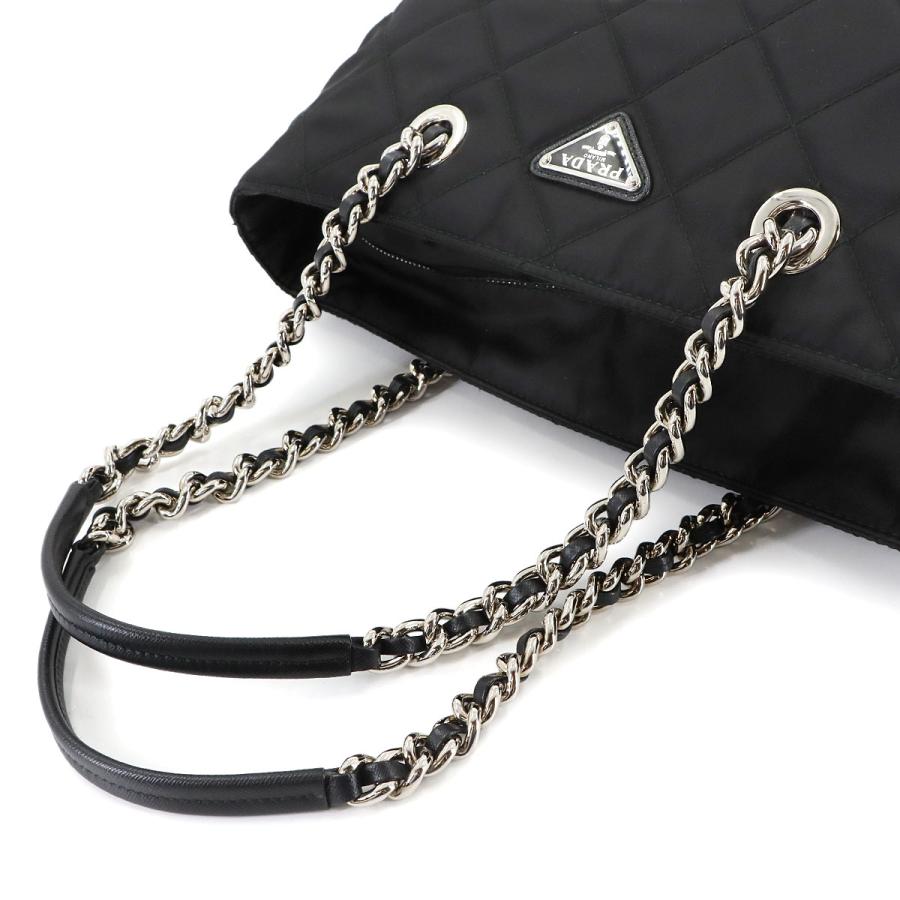 PRADA（プラダ） 新品同様 キルティング チェーン トート バッグ