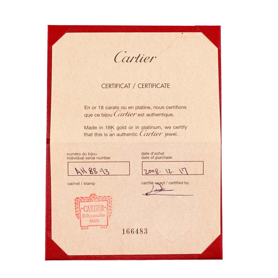 カルティエ Cartier トリニティ カフス K18 YG WG PG スリーゴールド スリーカラー 750【証明書付き】 90321642 Cartier（カルティエ） トリニティ カフス K18 YG WG PG スリー