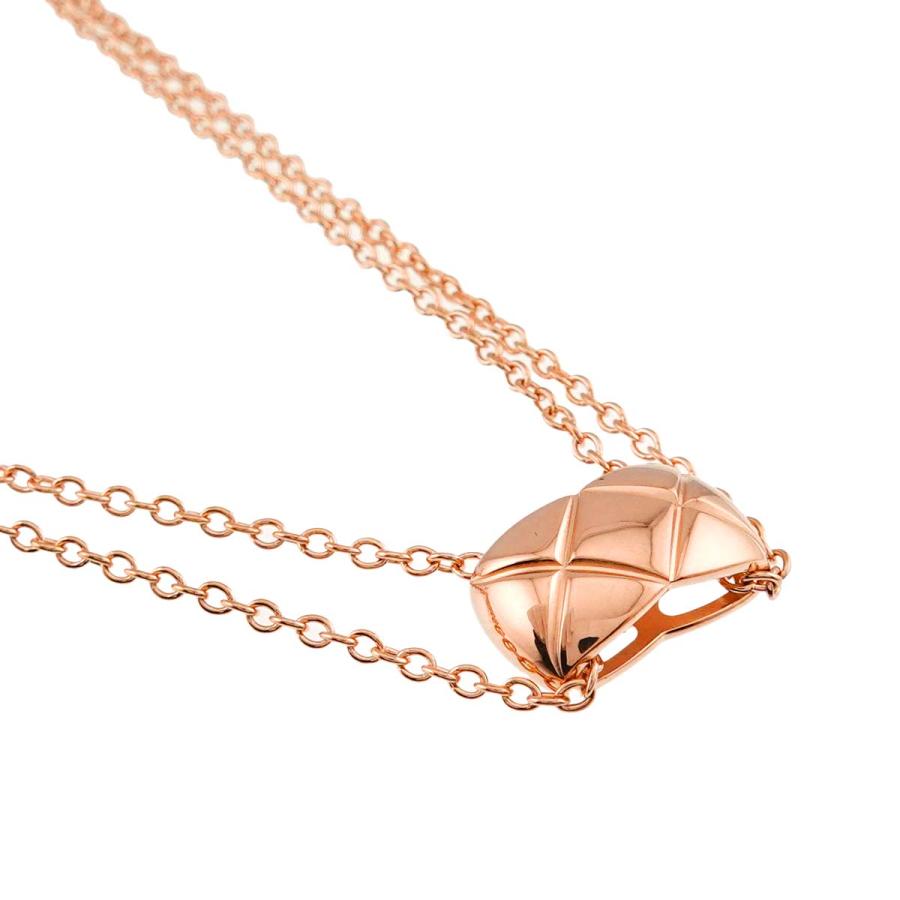 アクセサリー CHANEL/GOLD,Pearl,Pink CHANEL（シャネル） ココクラッシュ ネックレス 40cm K18 PG ピンク
