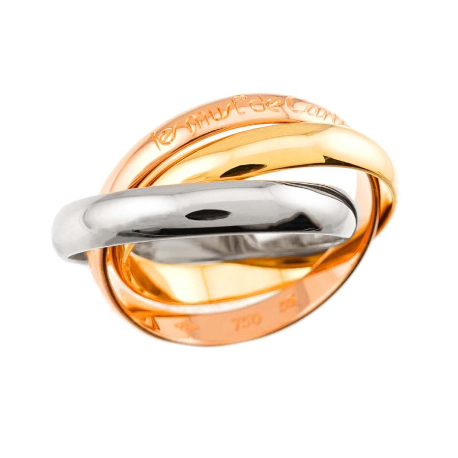 Cartier（カルティエ） トリニティ MM #55 リング K18 YG WG PG 3連