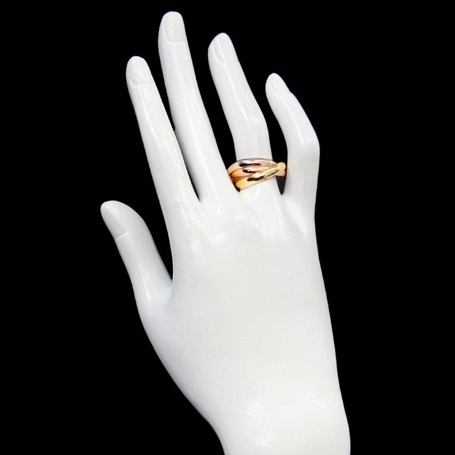 Cartier（カルティエ） トリニティ MM #55 リング K18 YG WG PG 3連