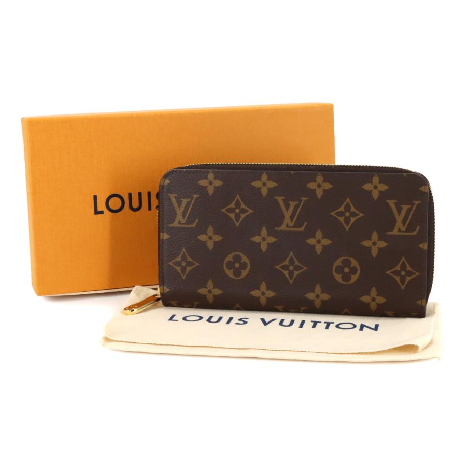 【美品】ルイヴィトン モノグラム ジッピーウォレット ブラウン M42616 LOUIS VUITTON（ルイ・ヴィトン） 未使用 展示品 ルイ ヴィトン