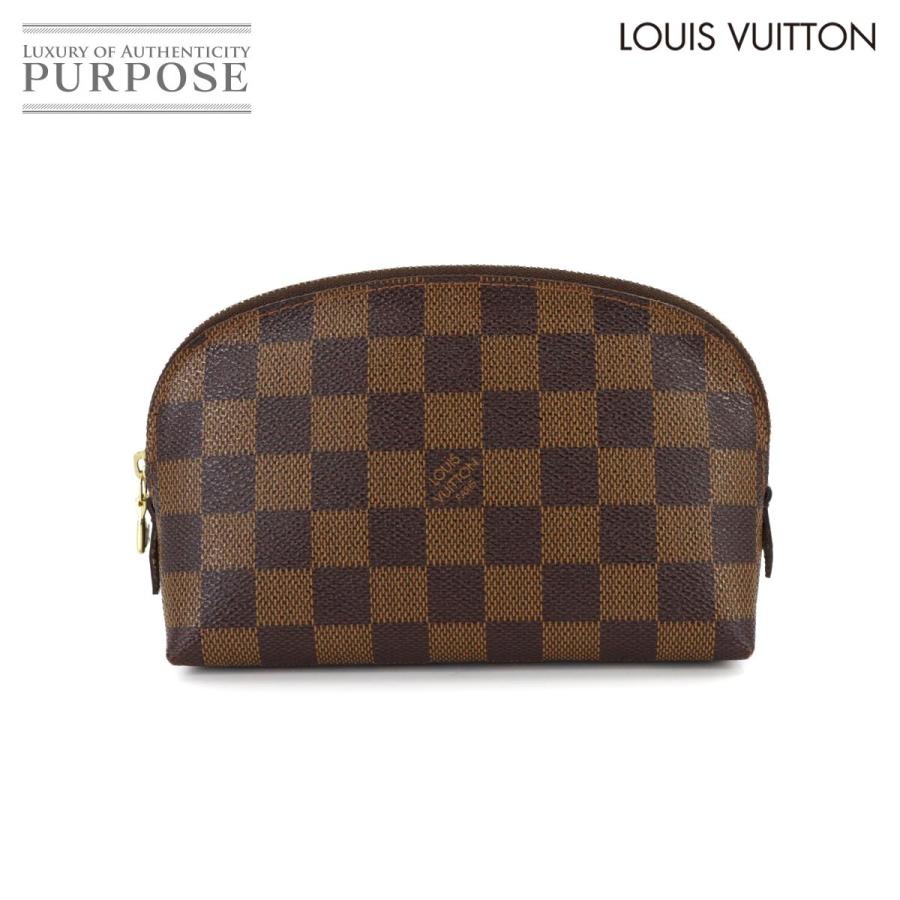 ルイヴィトン ポシェット コスメティック ダミエ エベヌ 茶 ブラウン ポーチ LOUIS VUITTON（ルイ・ヴィトン） 美品 ルイ ヴィトン ダミエ