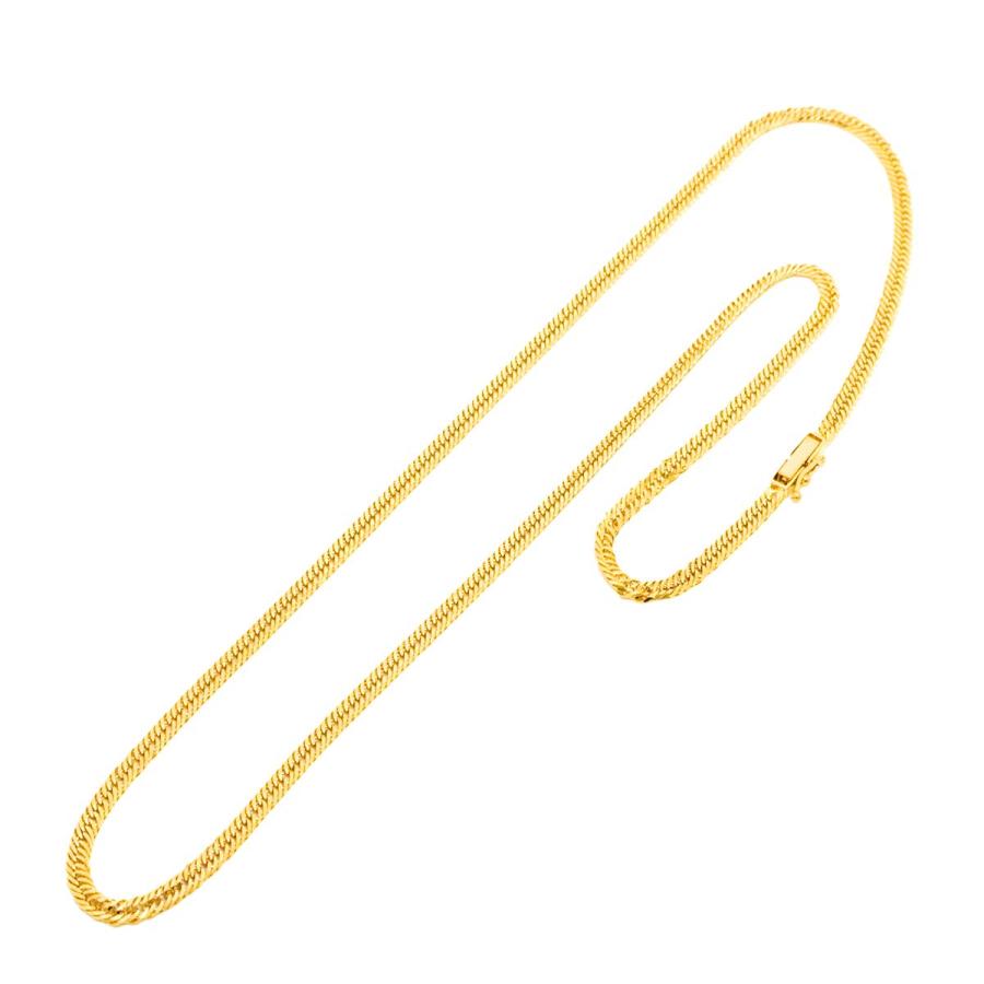 K18 喜平 ネックレス 50cm 8面トリプル 12.6g 幅3.2mm イエロー 