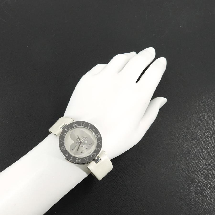 ブルガリ BVLGARI ビーゼロワン ダブルハート BZ35S レディース 腕時計 ダイヤモンド シルバー クォーツ ウォッチ B-zero 1 90321799 BVLGARI（ブルガリ） ビーゼロワン ダブルハート BZ35S レディース
