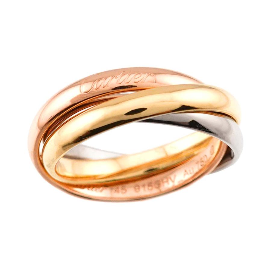 Cartier（カルティエ） トリニティ スモール SM #45 リング K18 YG WG
