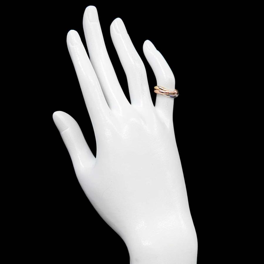 Cartier トリニティリング 750ゴールド　スモールモデル　#45 Cartier（カルティエ） トリニティ スモール SM #45 リング K18 YG WG