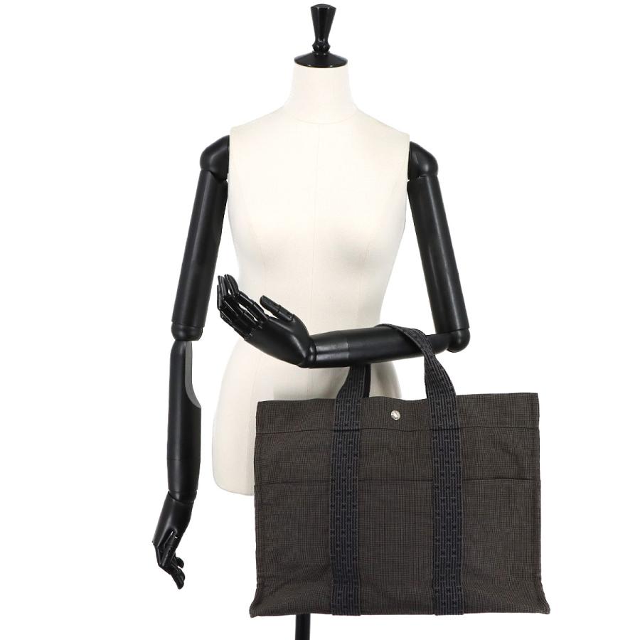 HERMES（エルメス） エールライン MM トート バッグ キャンバス グレー