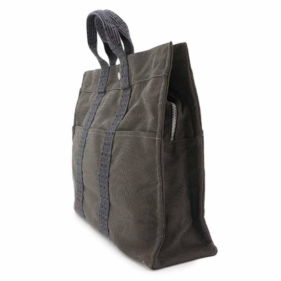 HERMES（エルメス） エールライン MM トート バッグ キャンバス グレー