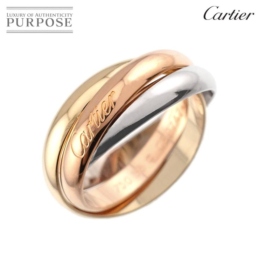 Cartier（カルティエ） トリニティ MM #55 リング K18 YG WG PG 3連 