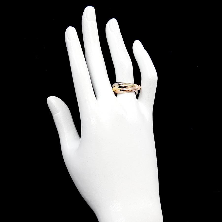 Cartier（カルティエ） トリニティ MM #55 リング K18 YG WG PG 3連 