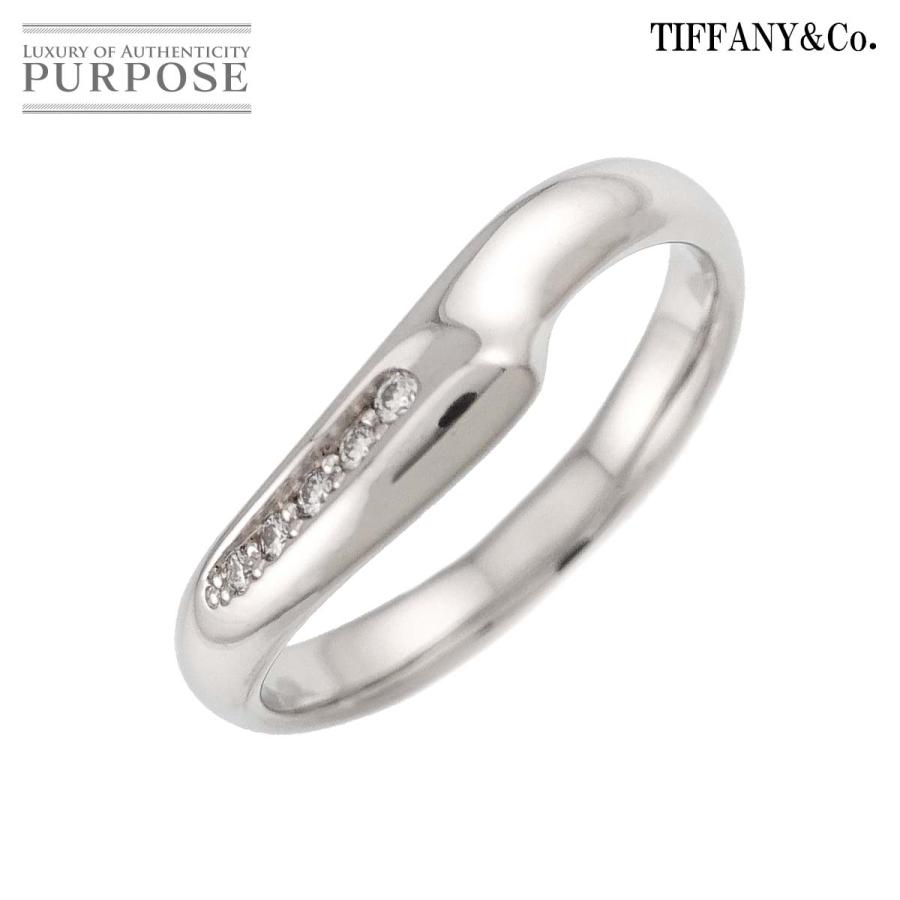 TIFFANY&Co.（ティファニー） オープンハート 11.5号 リング ダイヤ Pt 