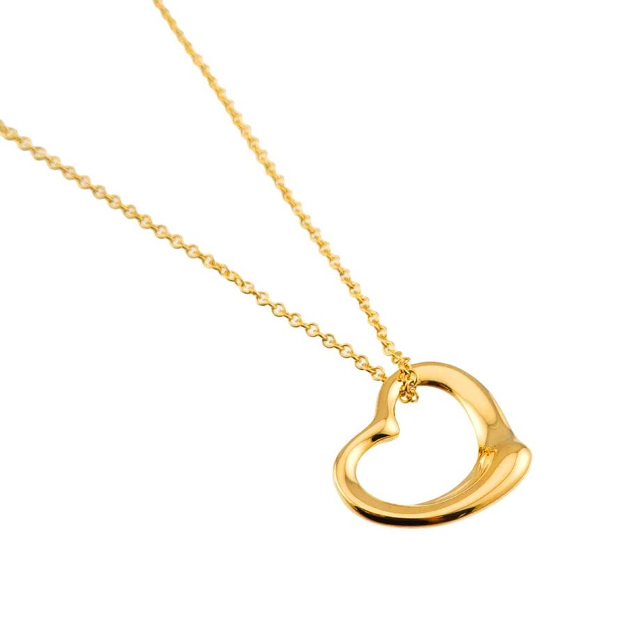 TIFFANY&Co.（ティファニー） オープンハート 幅15mm ネックレス 40cm