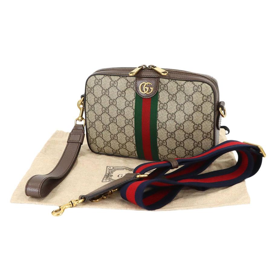 バッグ GUCCI オールドグッチ 2WAY クラッチ ショルダー GGストライプ