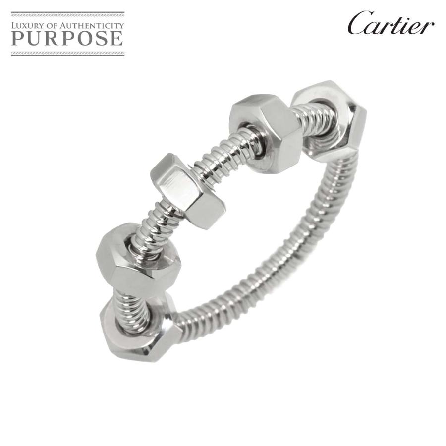 Cartier（カルティエ） エクル ドゥ #54 リング K18 WG ホワイト