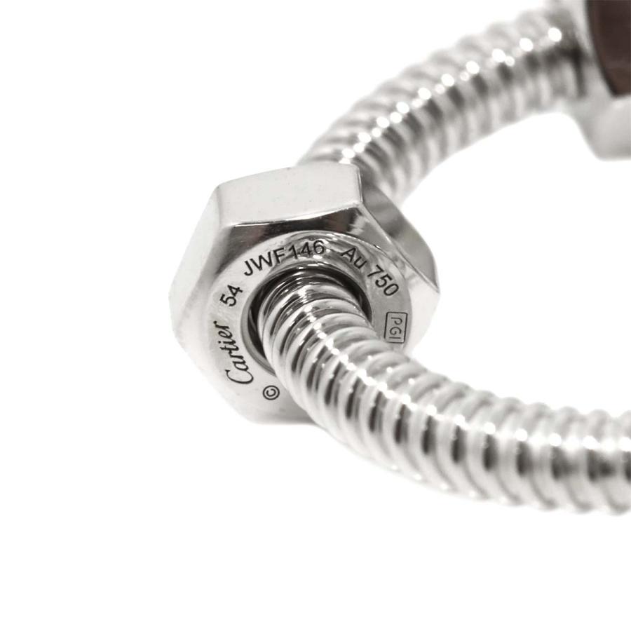 Cartier（カルティエ） エクル ドゥ #54 リング K18 WG ホワイト