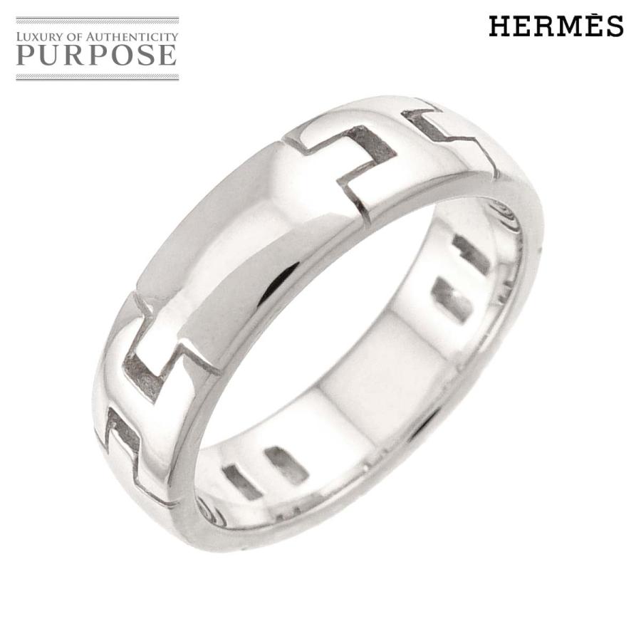 HERMES（エルメス） エヴァー ヘラクレス #51 リング K18 WG ホワイト