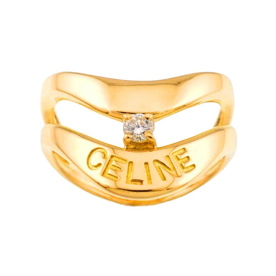 CELINE（セリーヌ） CELINE 12号 リング ダイヤ 0.07ct K18 YG