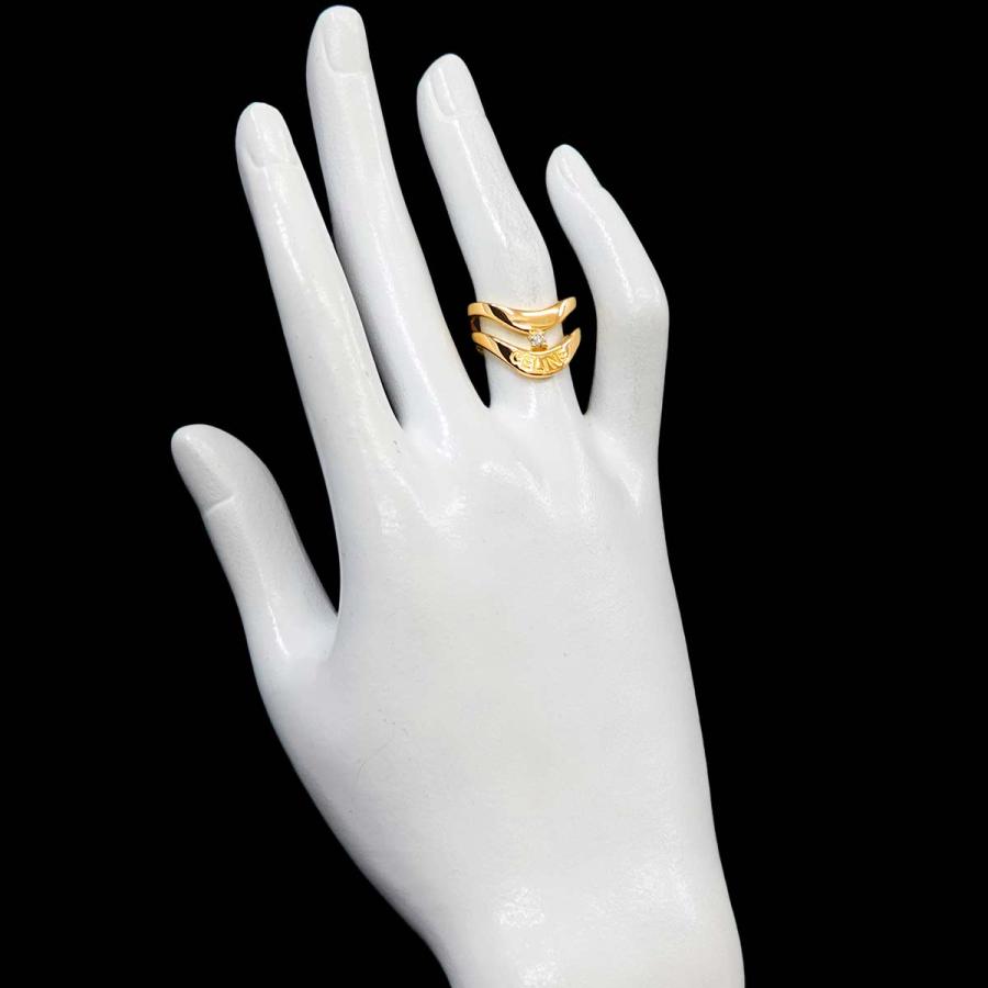 CELINE（セリーヌ） CELINE 12号 リング ダイヤ 0.07ct K18 YG
