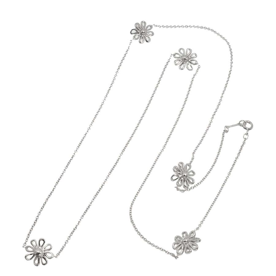【ティファニー】デイジー フラワー ネックレス シルバー SV925 TIFFANY&Co.（ティファニー） デイジーフラワー ネックレス 69cm